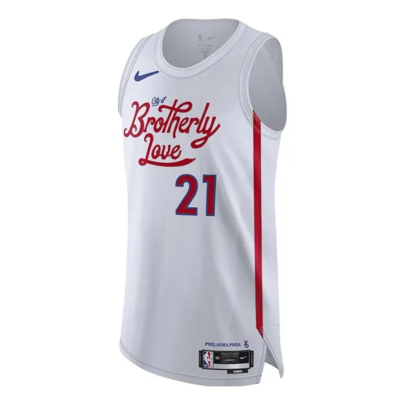 Nike x NBA Philadelphia 76ers Jeresys 'Joel Embiid 21' DQ0207-101 sold by KicksCrew