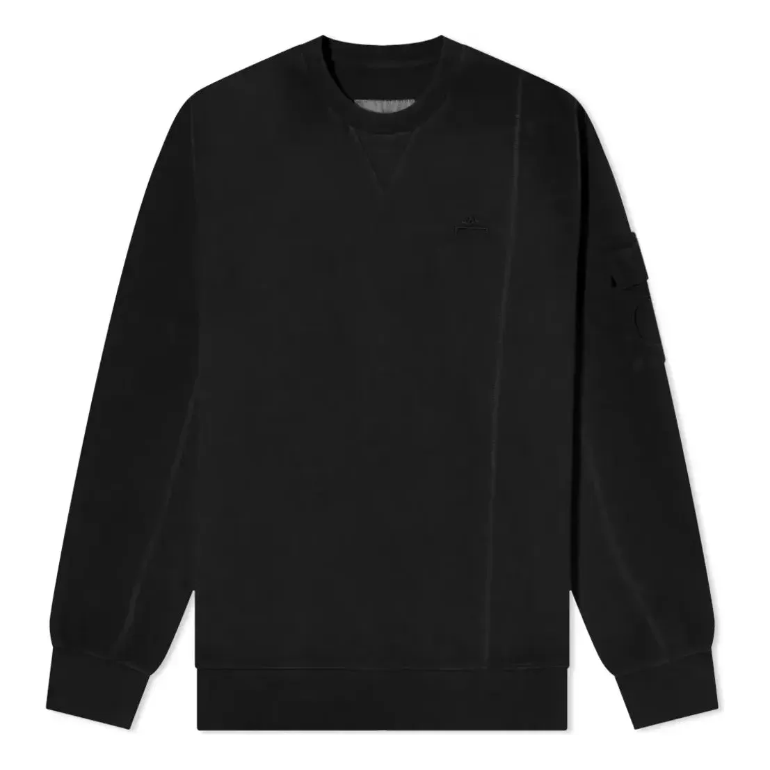 A-COLD-WALL* Essential Compass Pocket Crew Sweatshirt 'Black' ACWMW029-BLACK sold by KicksCrew