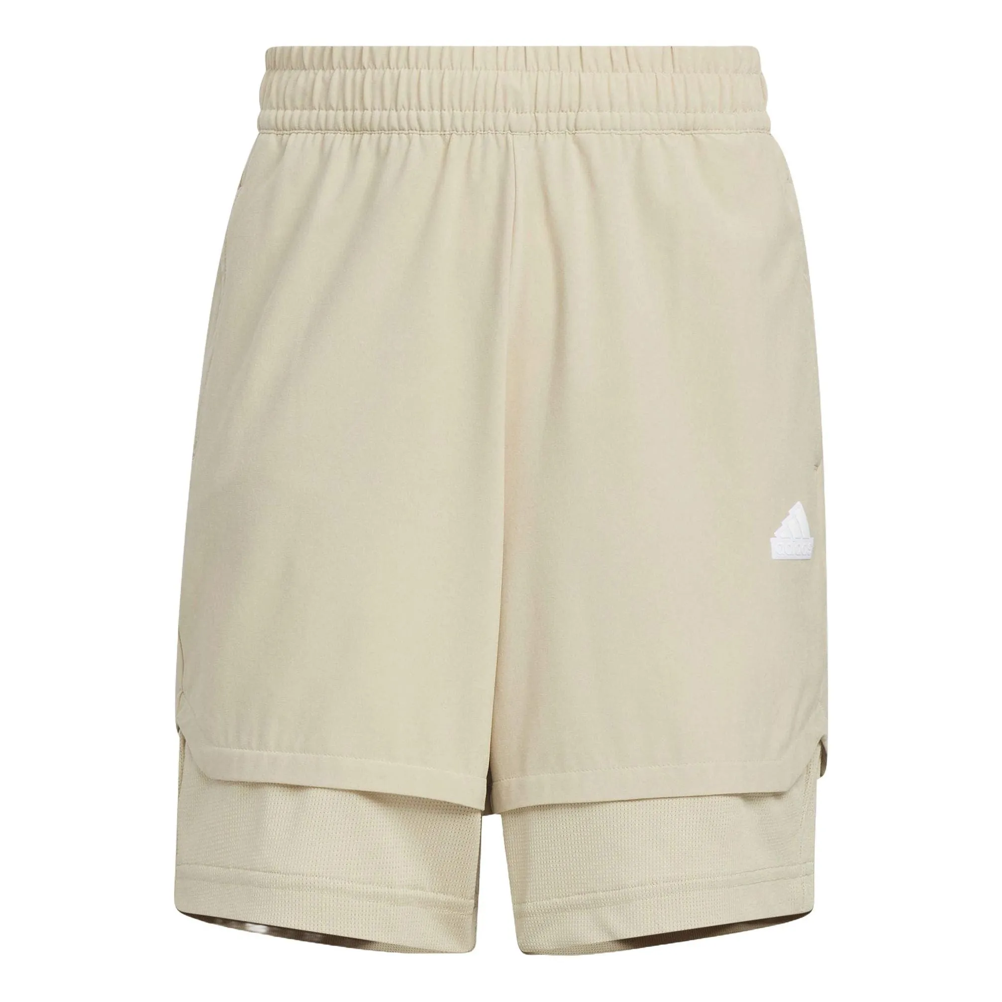 (GS) adidas Sportswear Shorts Asia Sizing 'Beige' IT1798 sold by KicksCrew
