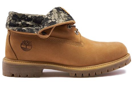 Timberland Roll Top Premium Boots Basic 'Wheat Olive Green Camouflage' A1HAE sold by KicksCrew