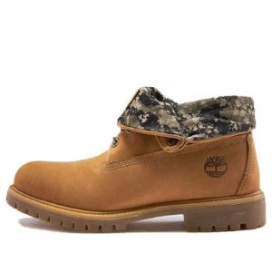 Timberland Roll Top Premium Boots Basic 'Wheat Olive Green Camouflage' A1HAE sold by KicksCrew