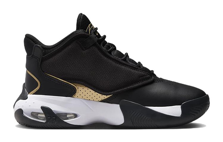 (GS) Air Jordan Max Aura 4 'Black Metallic Gold' DQ8404-071 sold by KicksCrew product image thumbnail 2