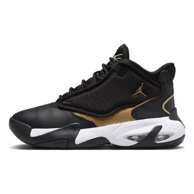 (GS) Air Jordan Max Aura 4 'Black Metallic Gold' DQ8404-071 sold by KicksCrew