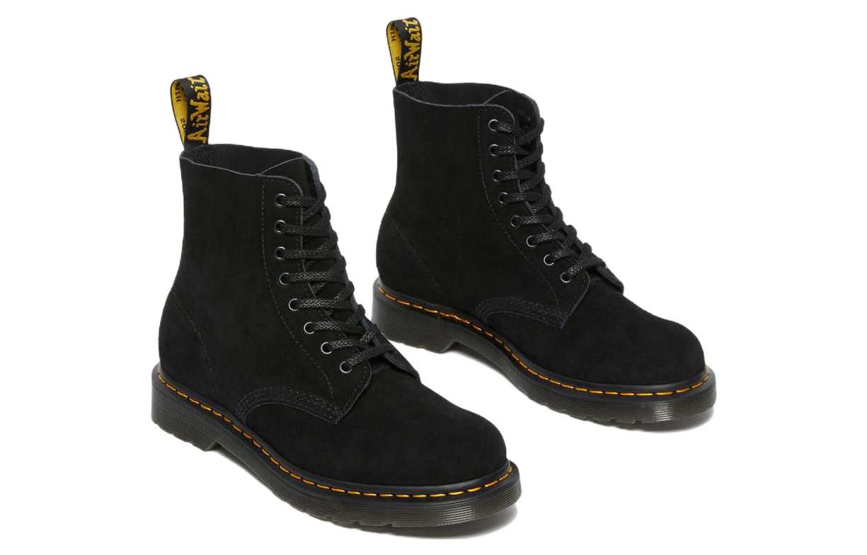 (WMNS) Dr.Martens 1460 Pascal Suede Lace Up Boots 'Black E H Suede+E H Suede Mb' 27457001 sold by KicksCrew product image thumbnail 3