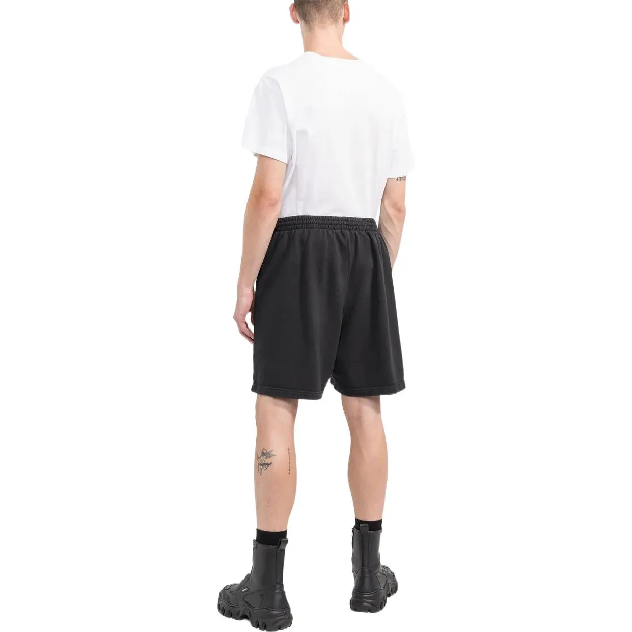 Balenciaga BB Paris Icon Sweat Shorts 'Black' 676137TMVG69034 sold by KicksCrew product image thumbnail 3
