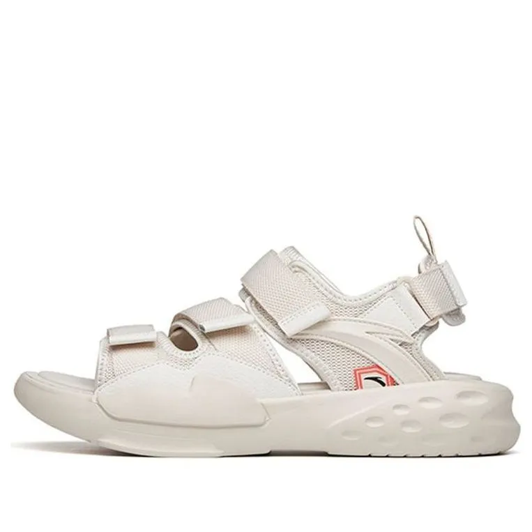 ANTA BaDao Sandals 'Beige Red' 912226963-1 sold by KicksCrew