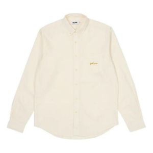 Palace Oxford Shirt 'Soft White' P24SHT019 sold by KicksCrew