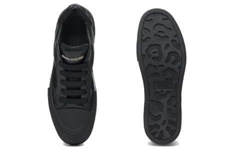 Alexander McQueen Skate Deck Plimsoll Shoes 'Black White' 777241W4SS31070 sold by KicksCrew
