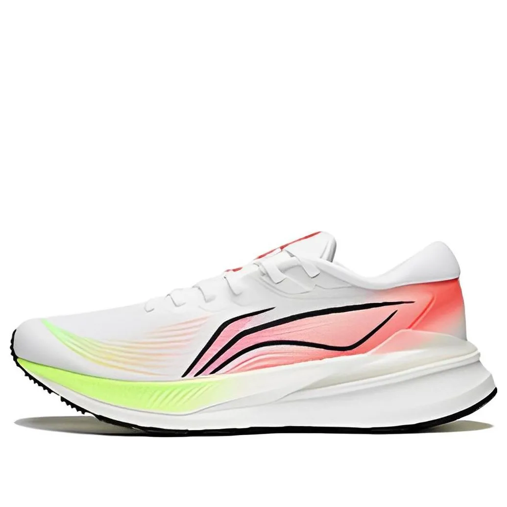 Li-Ning Light Shadow 'White Neon Red' ARHS037-7 sold by KicksCrew
