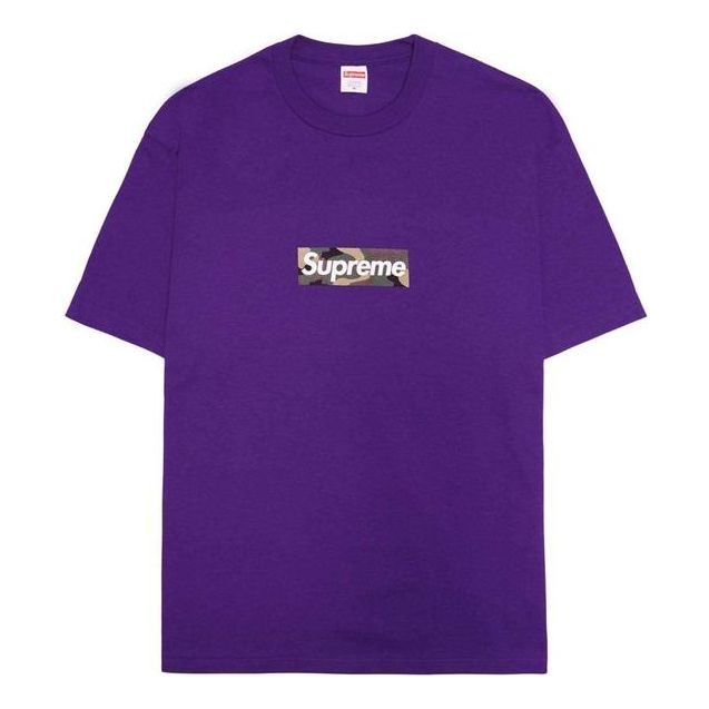 Supreme FW23 Box Logo T-Shirt 'Purple' 168425 sold by KicksCrew