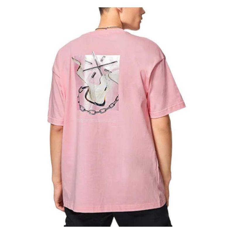 Li-Ning x Glare Way Of Wade Graphic T-shirt 'Pink' AHSS649-3 sold by KicksCrew product image thumbnail 4