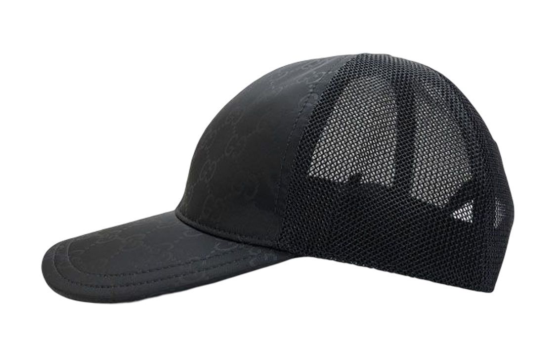 グッチ GUCCI 510950 4HD47 1000 HAT BASEBALL レザーロゴタグ