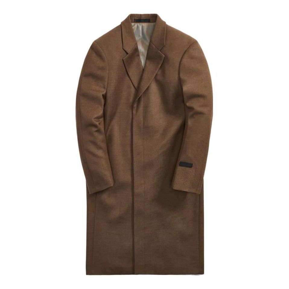Fear of God Chesterfield Coat 'Mocha' FG30-007CAV-201 sold by KicksCrew