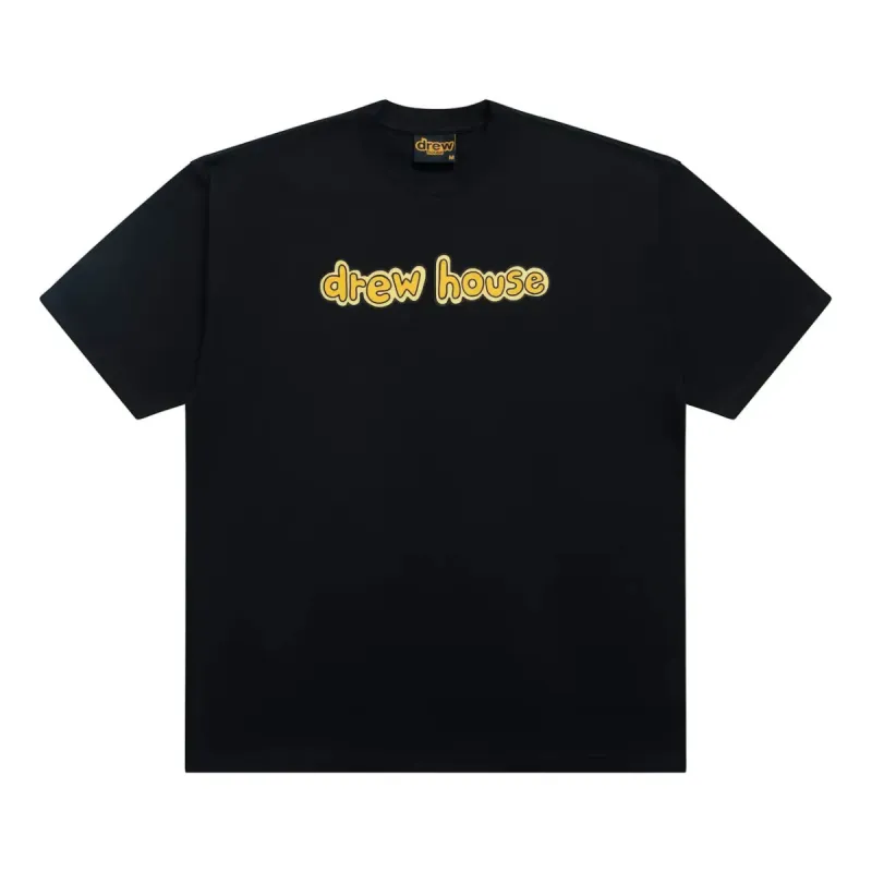 Drew House Logo T-shirt 'Black' DR-SS22-118 sold by KicksCrew