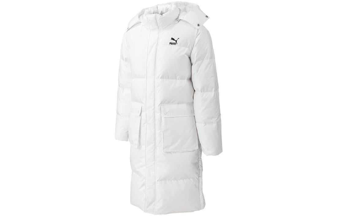 Puma Teamliga Long Down Coat 'White' 539572-02 sold by KicksCrew product image thumbnail 2