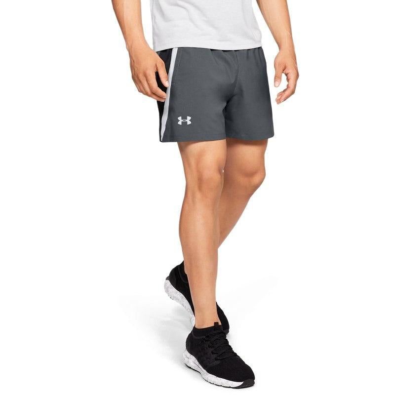 Under Armour Launch SW 5 inch Shorts 'Dark Grey' 1326571-012 sold by KicksCrew product image thumbnail 3