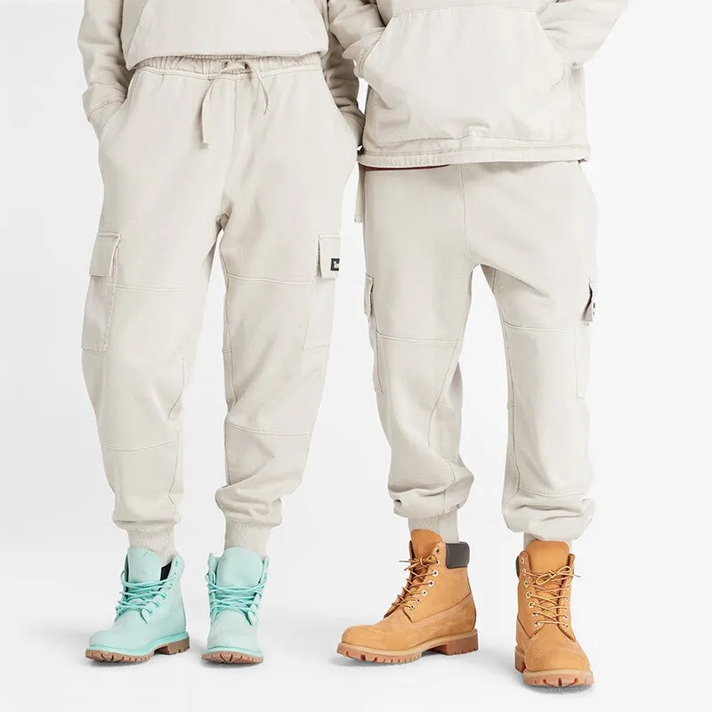 Timberland Mixed Media Garment Dye Sweatpants 'White' A6JT5-CY2 sold by KicksCrew product image thumbnail 2