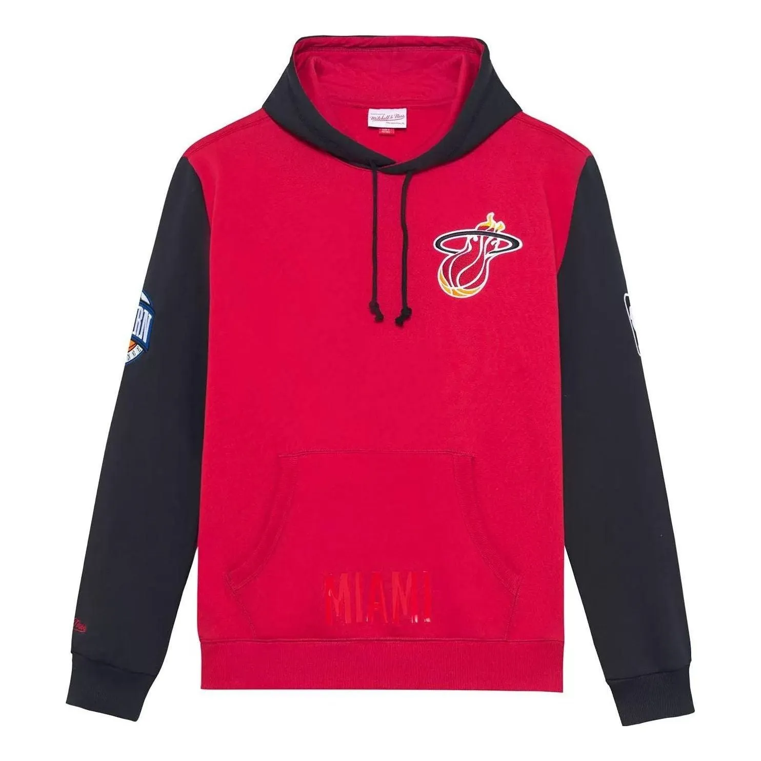 Mitchell & Ness x NBA HWC Night Fleece Hoodie 'Miami Heat' FPHD5378-MHEYYPPPSCAR sold by KicksCrew