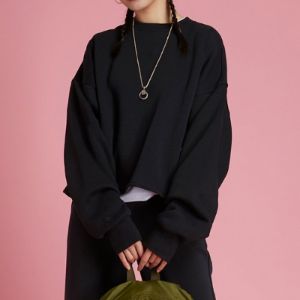 (WMNS) Converse Mountain Club Crew 'Black' 10020810-A01 sold by KicksCrew