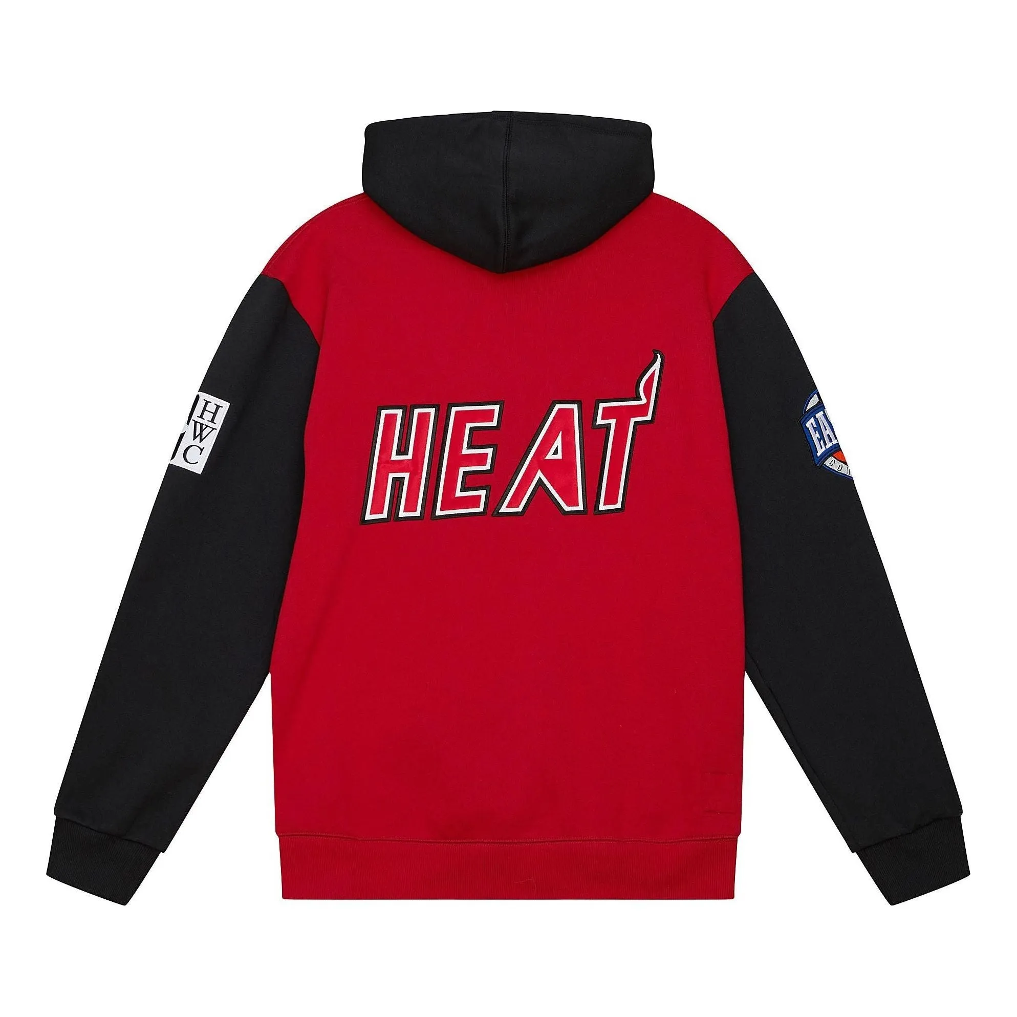 Mitchell & Ness x NBA HWC Night Fleece Hoodie 'Miami Heat' FPHD5378-MHEYYPPPSCAR sold by KicksCrew product image thumbnail 2
