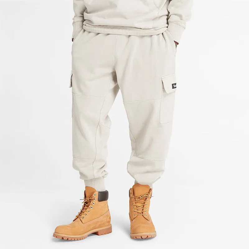 Timberland Mixed Media Garment Dye Sweatpants 'White' A6JT5-CY2 sold by KicksCrew product image thumbnail 4