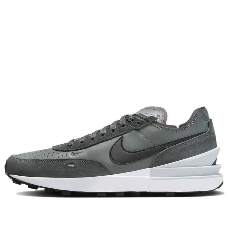 Nike Waffle One Leather 'Iron Grey' DX9428-003 sold by KicksCrew