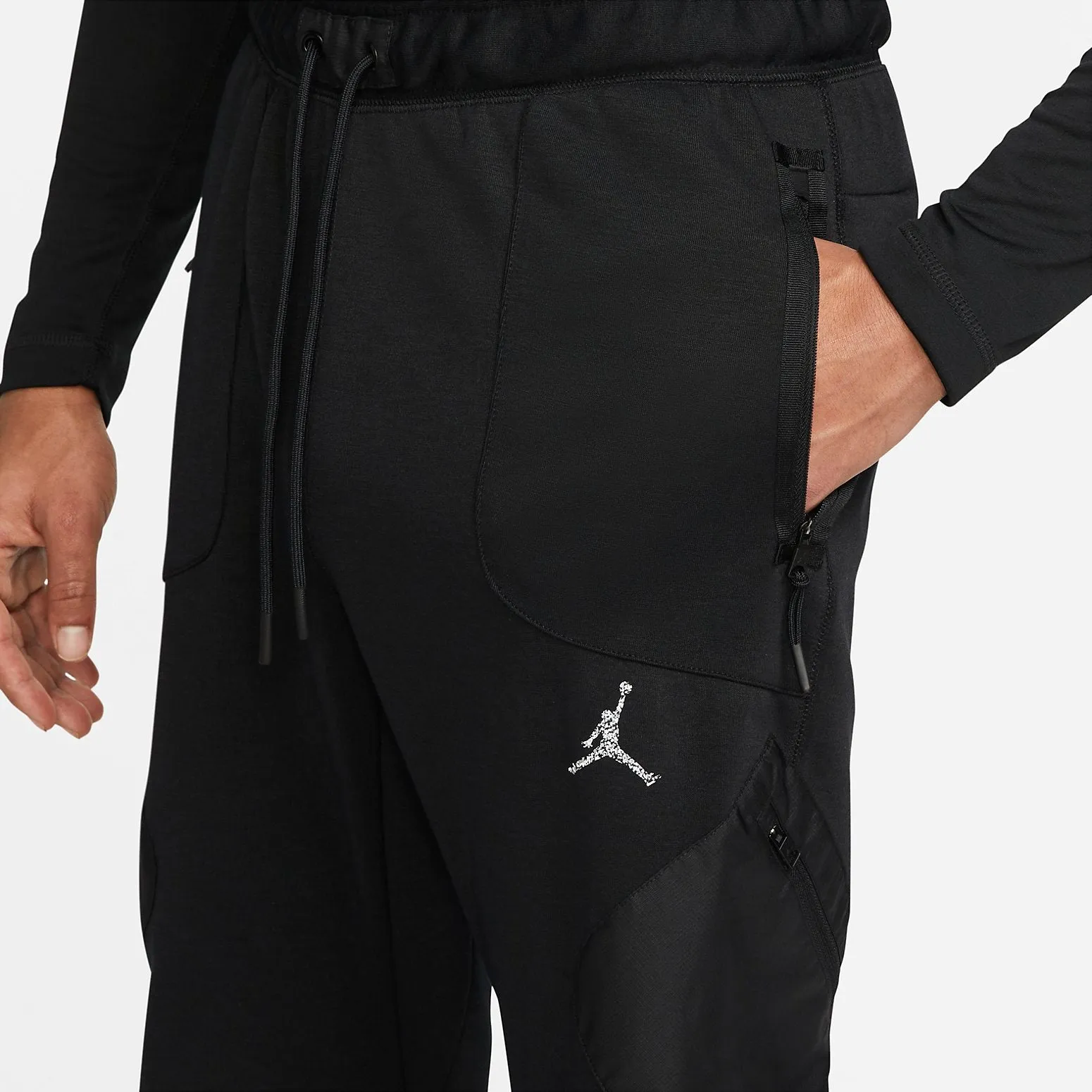 Air Jordan Dri-FIT Air Statement Fleece Pants 'Black' DJ0873-010 sold by KicksCrew product image thumbnail 3