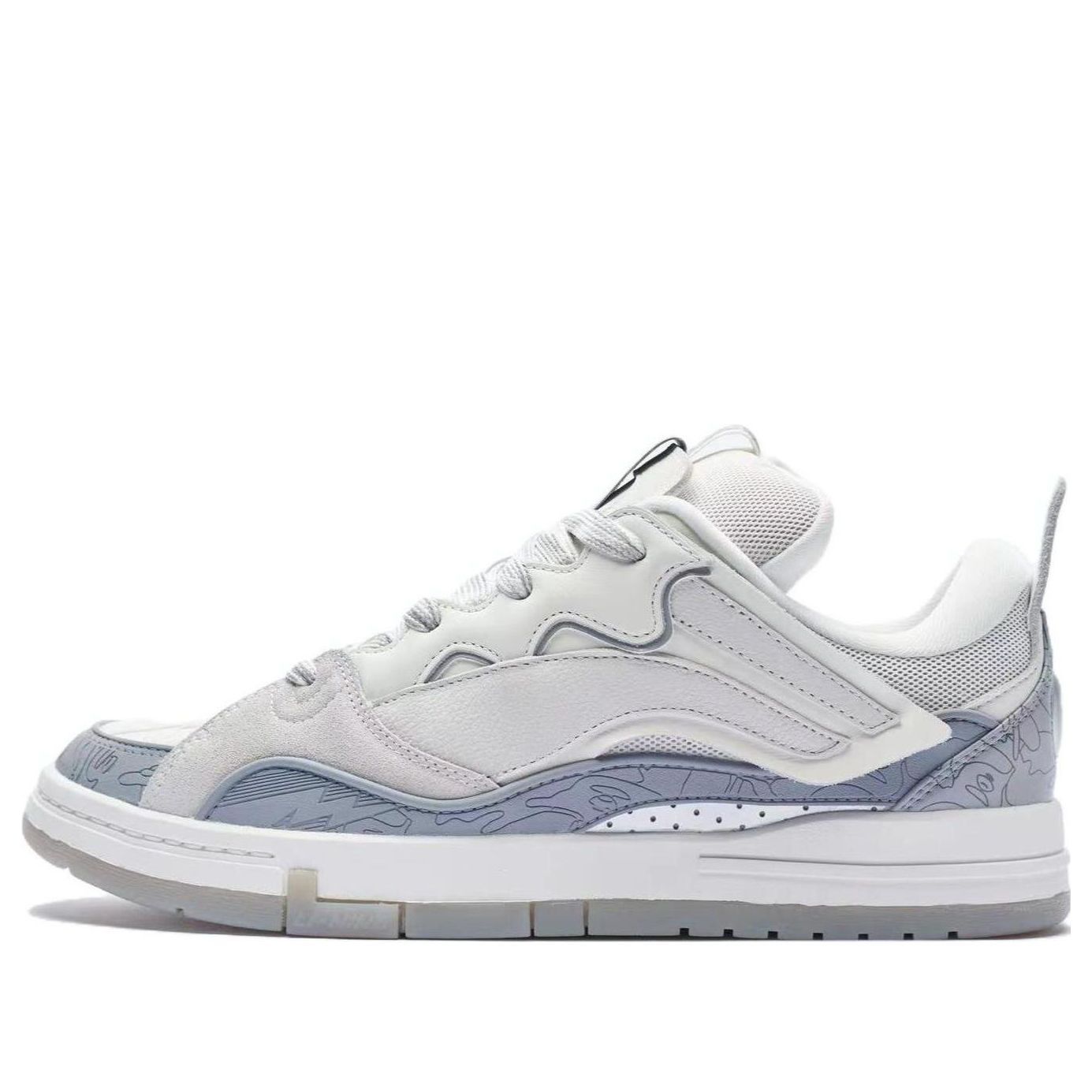 Li-Ning Superwave Golden x AAPE 10TH Anniversary 'White Grey' AECS087-3 sold by KicksCrew