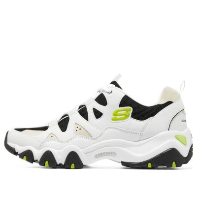 Skechers D'lites 2.0 'White Black Green' 894128-WMLT sold by KicksCrew