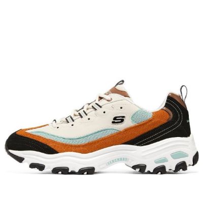 Skechers D'lites 1.0 Sneakers 'White Black Orange' 237153-BKMT sold by KicksCrew
