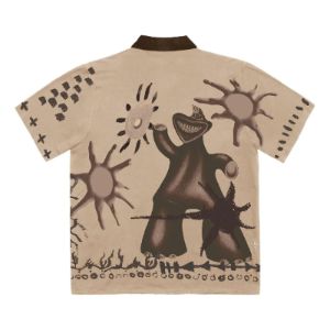 Travis Scott Cactus Jack FW22 Painter's Button Up Shirt 'Tan' CJFN-SS82 sold by KicksCrew
