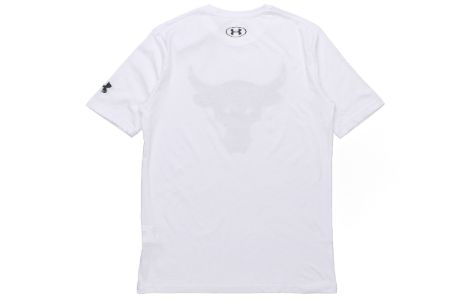 Under Armour Project Rock Brahma Bull Logo T-shirt 'White' 1357186-100 sold by KicksCrew