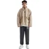 Mitchell & Ness Branded Sherpa Fleece Jacket 'Off White' MNGMAWTOWJ022-OFW sold by KicksCrew
