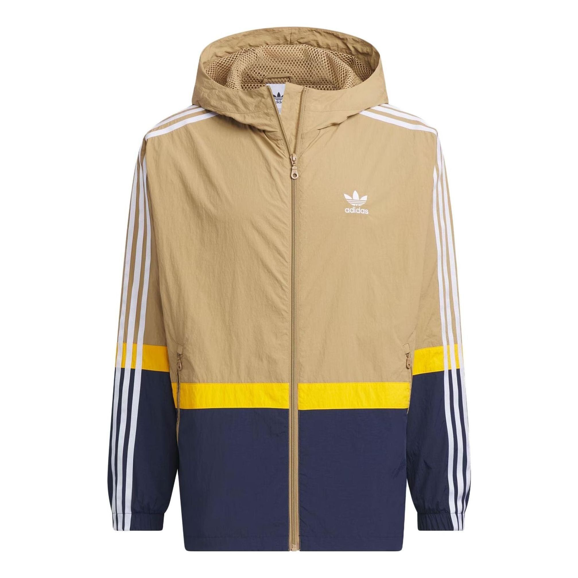 Adidas Originals Sportswear Jackets 'Tan Navy' IN0996 sold by KicksCrew