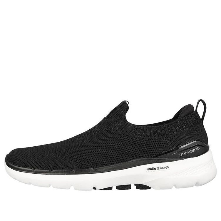 (WMNS) Skechers Go Walk 6 'Black' 124530-BKW sold by KicksCrew