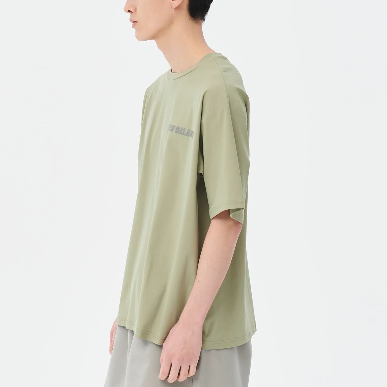 New Balance MET24 Training Short Sleeve Tee 'Olive Leaf' AMT35002-OLF sold by KicksCrew product image thumbnail 3