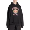 Balenciaga Est. 1917 College Logo Print Hoodie Wide Fit 'Black' 675003TLV901076 sold by KicksCrew