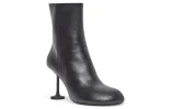 (WMNS) Balenciaga Lady 90mm Ankle Boots 'Black Leather' 701937WBCR01000 sold by KicksCrew