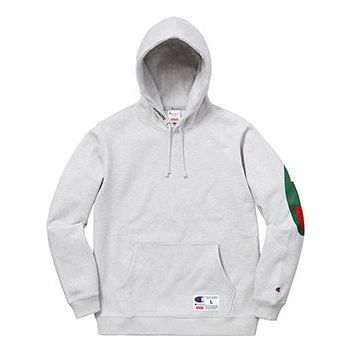 Supreme x Champion Hooded Sweatshirt 'Grey Green' SUP-SS18-529 sold by KicksCrew