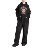 Balenciaga Est. 1917 College Logo Print Hoodie Wide Fit 'Black' 675003TLV901076 sold by KicksCrew