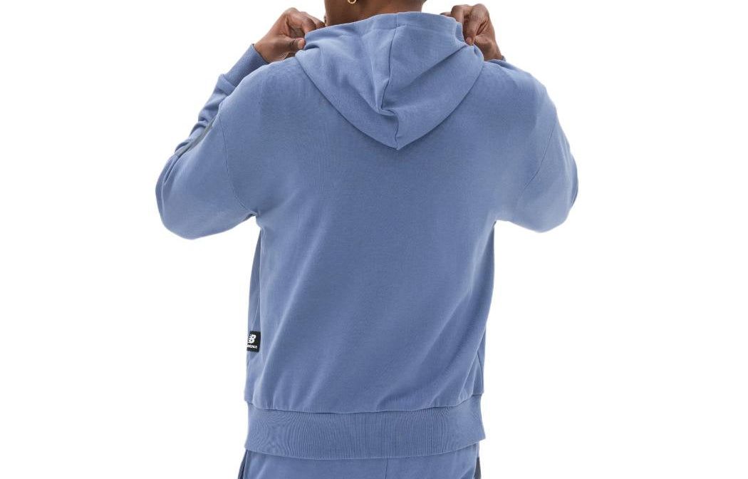 New Balance Athletics Unisex Out of Bounds Oversized Sweat Pullover Hoodie 'Arctic Grey' UT23504-AGY sold by KicksCrew product image thumbnail 2