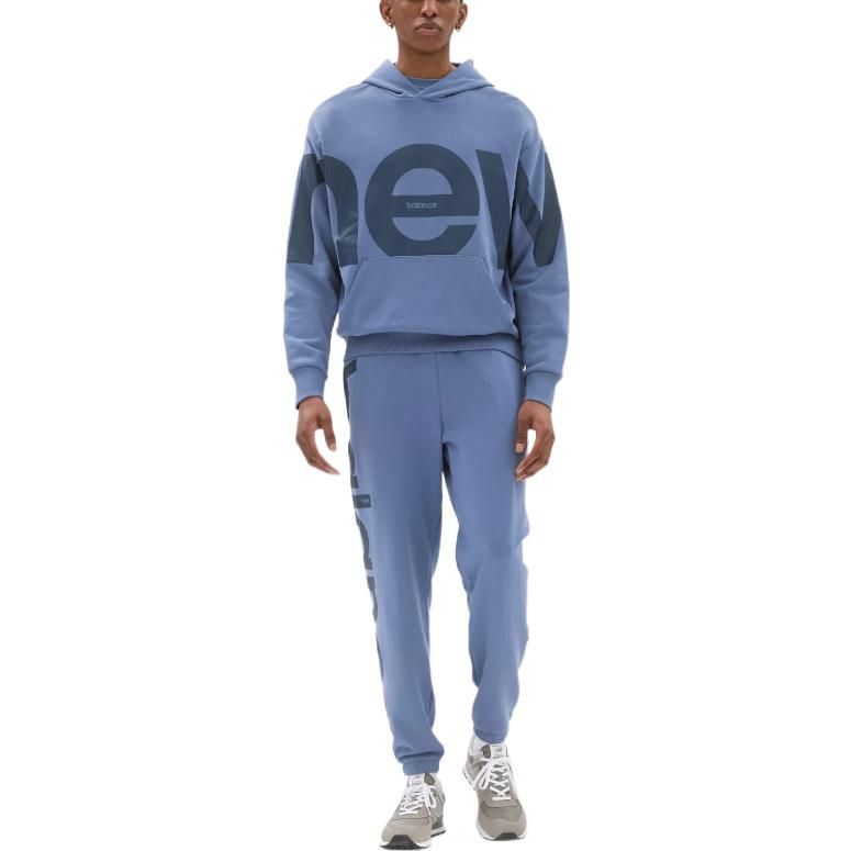 New Balance Athletics Unisex Out of Bounds Oversized Sweat Pullover Hoodie 'Arctic Grey' UT23504-AGY sold by KicksCrew product image thumbnail 3