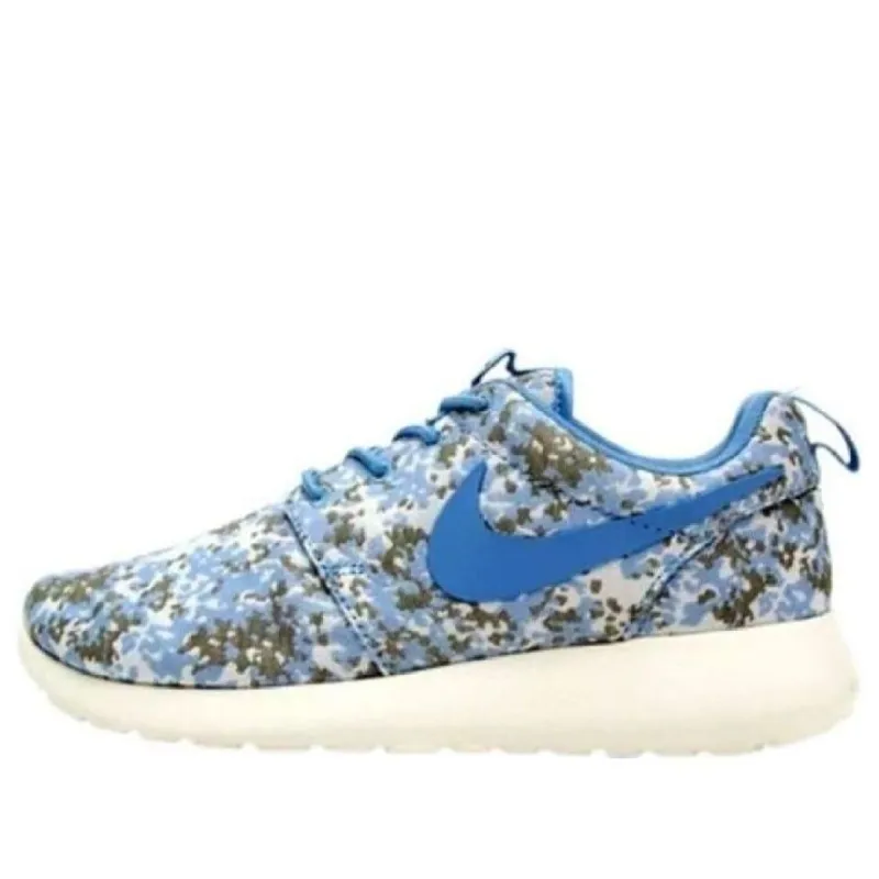 (WMNS) Nike Roshe Run Premium 'Blue Camo' 525321-400 sold by KicksCrew