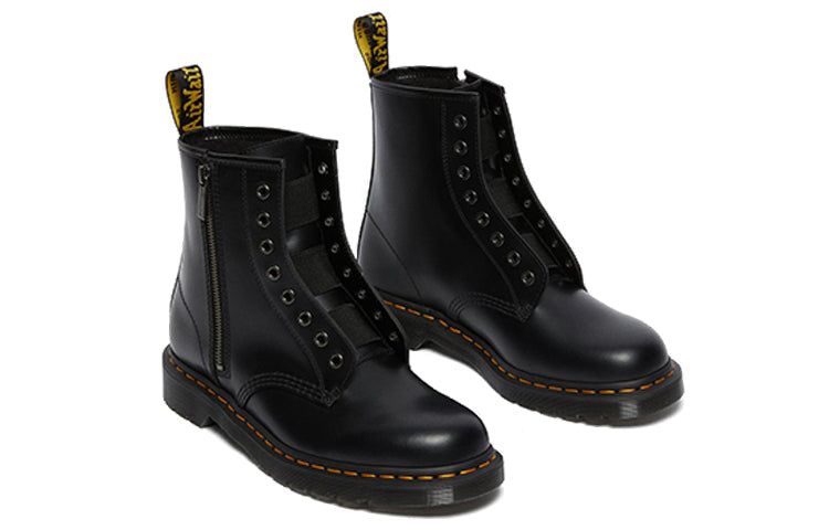 Dr.Martens 1460 Elastic Smooth Leather Lace Up Boots 'Black' 26731001 sold by KicksCrew product image thumbnail 2