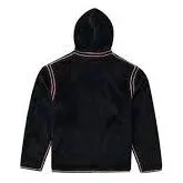 Supreme Crochet Edge Hooded Zip Up Top 'Black White Red' SUP-SS23-029 sold by KicksCrew product image thumbnail 2