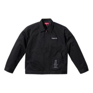 Supreme x The Crow Work Jacket 'Black White' SUP-FW21-178 sold by KicksCrew