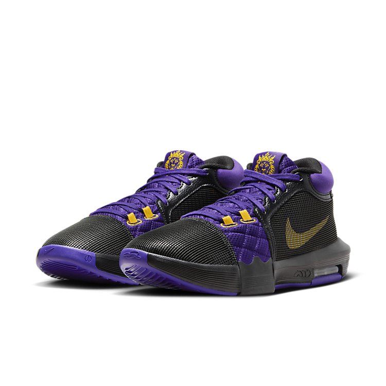 Nike LeBron Witness 8 'Lakers' FB2239-001 sold by KicksCrew product image thumbnail 2