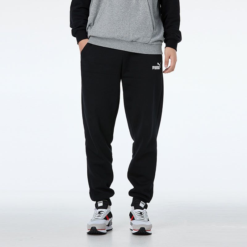 Puma Ess Logo Pants Fl Cl Pants 'Black' 846385-01 sold by KicksCrew product image thumbnail 3