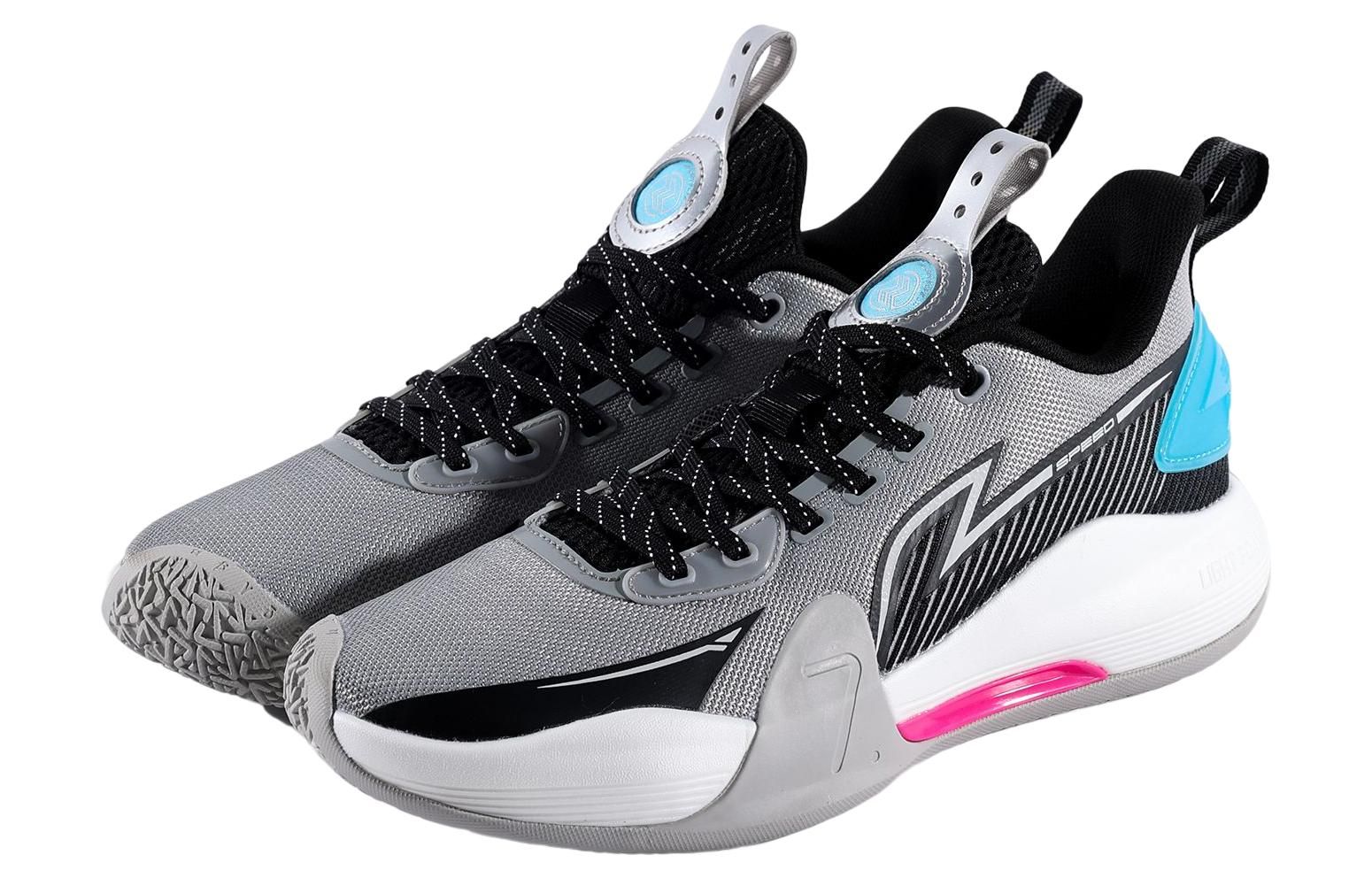 Li-Ning Speed 7 Team 'Grey Black' ABPT013-4 sold by KicksCrew product image thumbnail 3