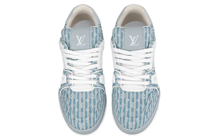 LOUIS VUITTON LV Trainers 'Blue Stripes' 1ABNLI sold by KicksCrew product image thumbnail 2